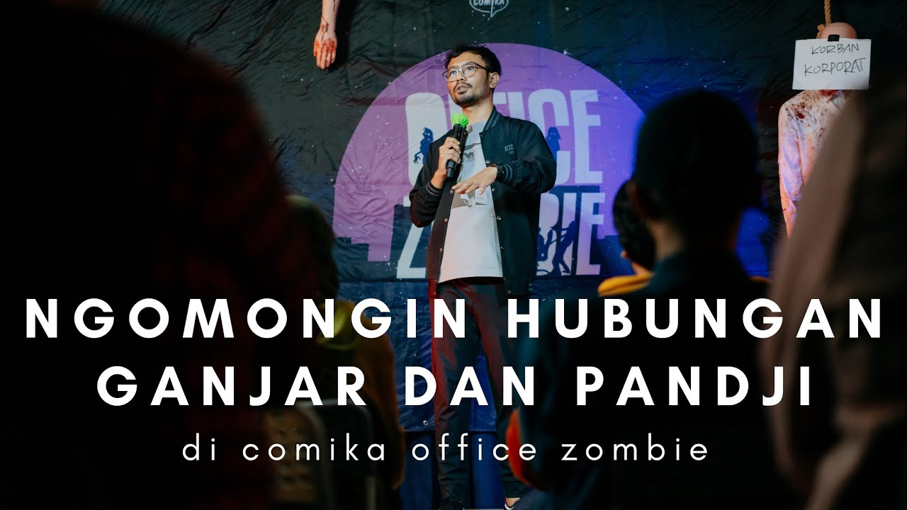 Ngomongin Hubungan Ganjar dan Pandji di Comika Office Zombie