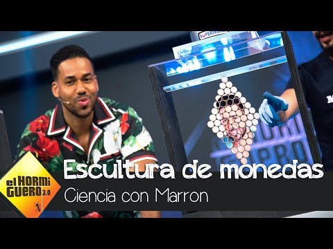 Marron crea la escultura de monedas de Romeo Santos - El Hormiguero 3.0