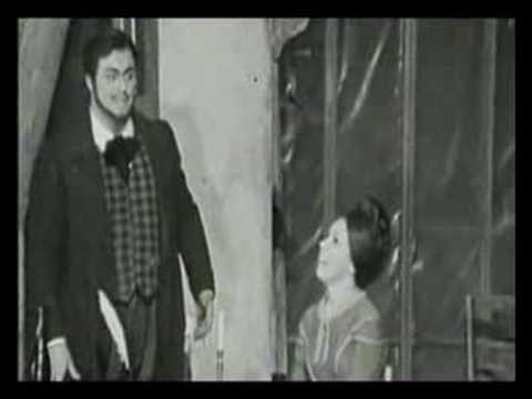 Luciano Pavarotti/Mirella Freni - O soave fanciulla - Live 1969