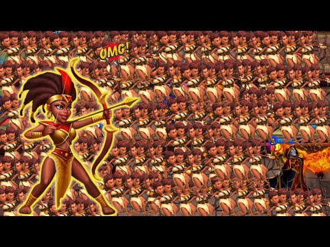Archers Army Attack with Archer queen 🏹 Castle Crush ⚔️🔥