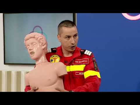 Atelier de sănătate: Cum facem manevra Heimlich (manevra de salvare de la sufocare) (@TVR1)