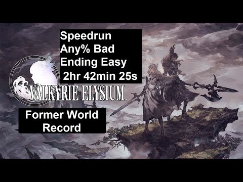 Valkyrie Elysium Speedrun Any% Bad Ending Easy on PS5. 2hr 42min 25sec.  Console World Record.