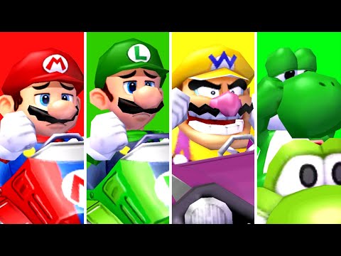 Mario Kart Double Dash - All Characters Lose Animations