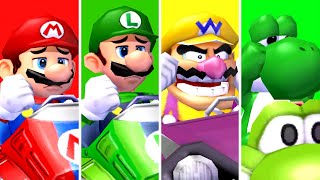 Mario Kart Double Dash - All Characters Lose Animations