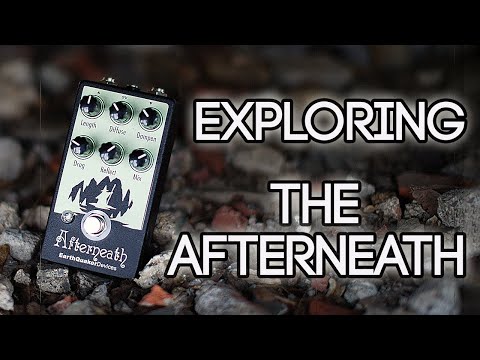 EarthQuaker Devices Afterneath Otherworldly Reverberation Machine V3 Limited Edition 2020 - Present - Black / Lime Green Print image 10