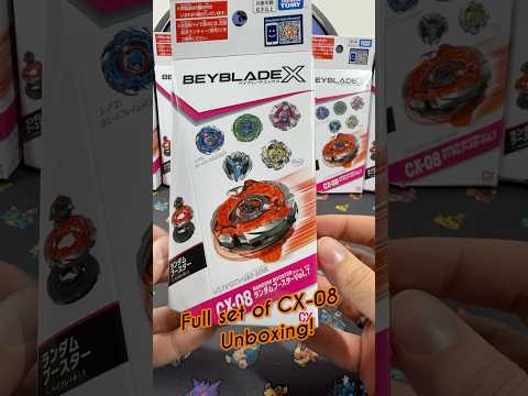 Unboxing a full set of CX-08 Cerberus is back! #beyblade #beybladex #beybladeunboxing #beyblades