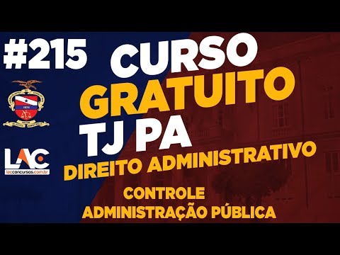 TJ PA 2019 - Controle da Administração Pública