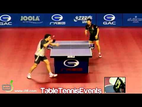 Ma Long Vs Romain Lorentz: Round 1 [Qatar Open 2013]