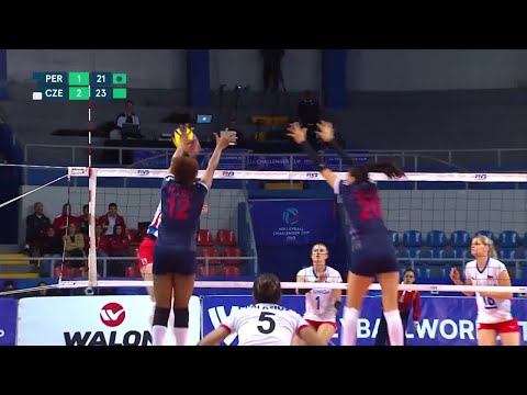 Angela Leyva Points Made in Peru vs. Czech Republic