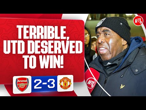 TERRIBLE, United Deserved To Win! (Robbie) | Arsenal 2-3 Manchester United