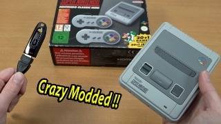Fully INSANE Modded SNES Mini Classic - It's A Crazy Tiny Emulation Machine😱
