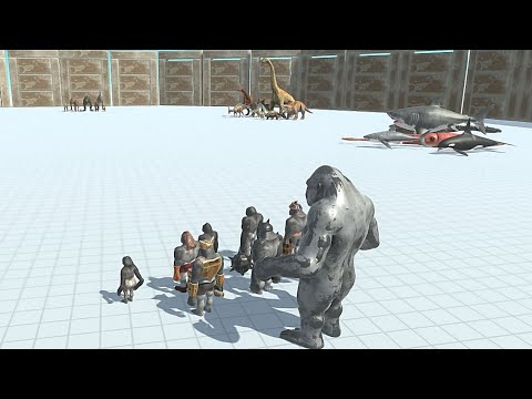 FACTION BATTLE ROYAL  (7 round) - Animal Revolt Battle Simulator