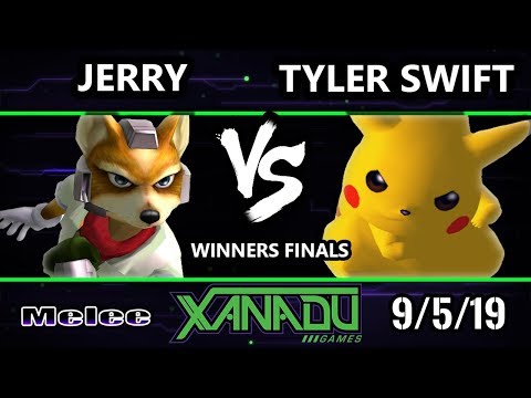 S@X 318 SSBM - Tyler Swift (Pikachu) Vs. Jerry (Fox) Smash Melee Winners Finals