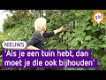 Het onkruid groeit zo hard, dat ze het in Tiel niet meer bij kunnen benen