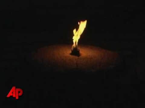 Raw Video: JKF's Eternal Flame Burns Brightly