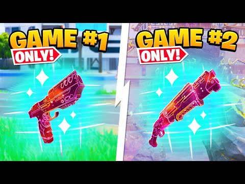 I can ONLY Win using EXOTIC Weapons...