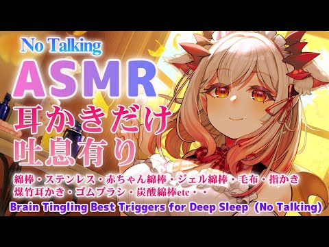 【ASMR】【吐息有り/声なし】気持ち良すぎ！12種類の鼓膜に届く ...