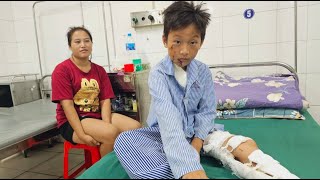 2 weeks that son helped mother and accident happened.