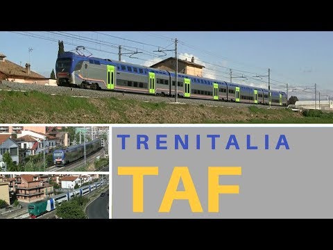 Trenitalia's TAF running on various lines around Rome