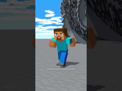 Steve And Mikey & JJ Running Away From Big Ball With His Friends!