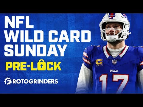 Sunday 3-Game Slate! - NFL Wild Card DFS Picks & Strategy