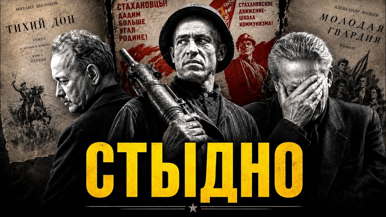 ГЛАВНЫЕ ФАЛЬШИВКИ СССР: ШОЛОХОВ, СТАХАНОВ, ФАДЕЕВ