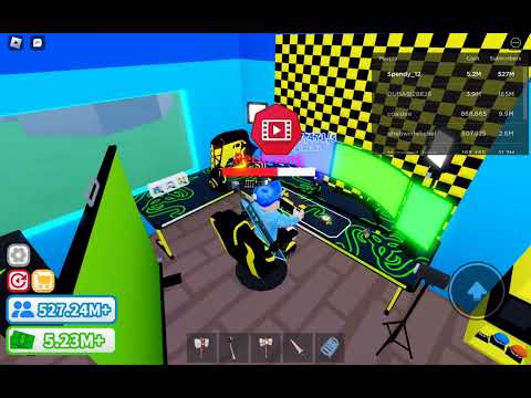 Roblox. Youtuber tycoon(5th Floor)