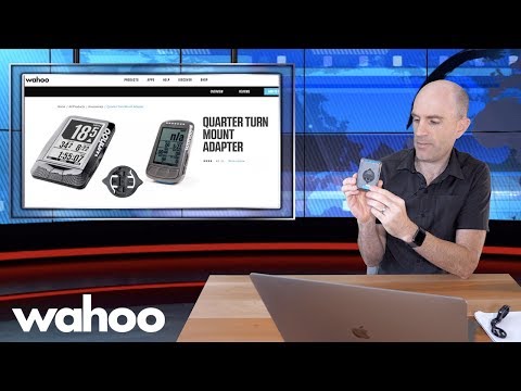Wahoo ELEMNT/BOLT Quarter Turn Adapter // Make Garmin Mounts Wahoo Compatible