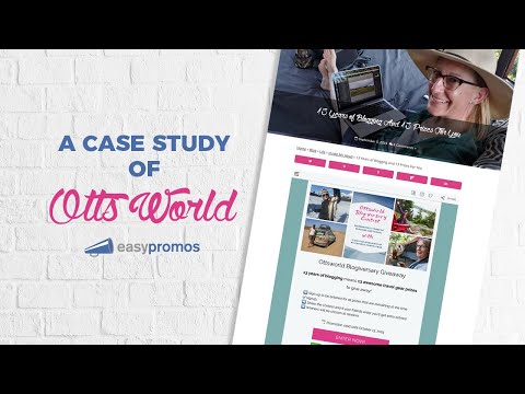 Ottsworld Travel blog Entry Form Giveaways