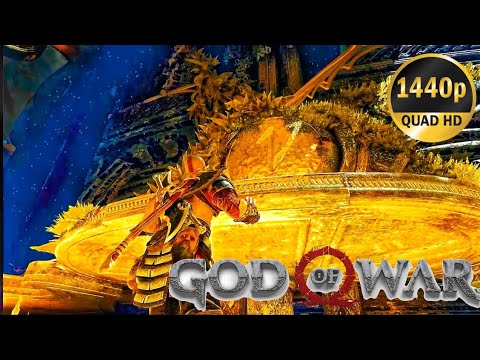 Kratos Flipping Tyr's Temple | Full Gameplay | God of War 2018 PC gameplay.