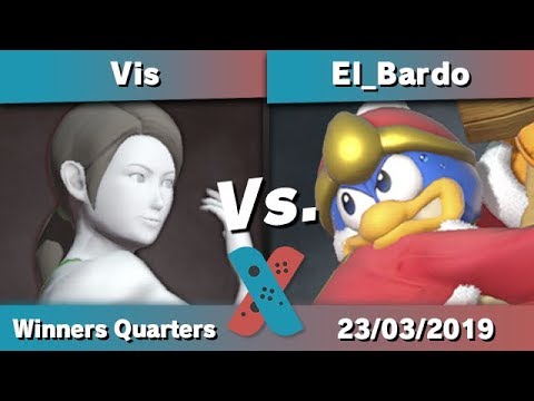 [SmashxRamboot Ultimate #4] Vis (Wii Fit Trainer) Vs. El_Bardo (King Dedede) - W. Quarters