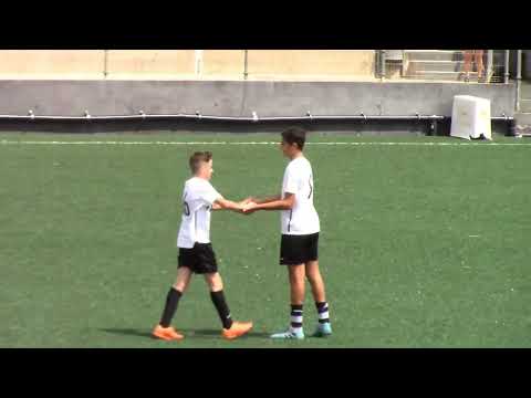 Gol Pedro Matas. CE Constancia 1 - UD Pla de na Tesa 7. Amistoso Cadete 18/19