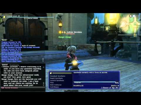 Let's Play Final Fantasy XIV [524] Armorer Lvl 50