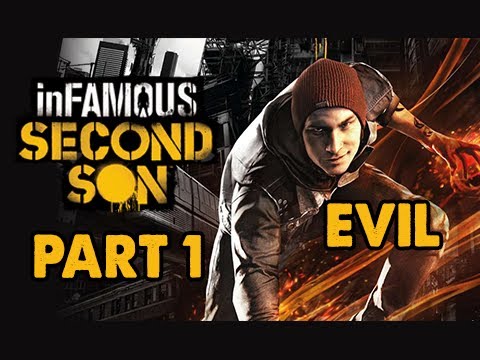 inFamous: Second Son Evil Walkthrough Part 1 - Sacrifice the Tribe - Evil & Expert Playthrough