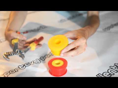 Red vs yellow polyurethane bushings