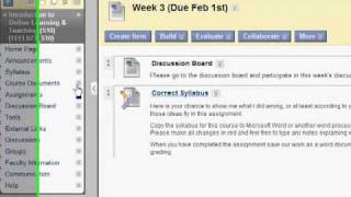 A Tour of Blackboard 9.0