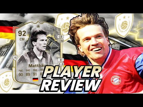 92 THUNDERSTRUCK ICON MATTHAUS SBC PLAYER REVIEW | FC 25 UltimateTeam