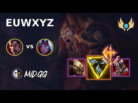 MID.GG: [ EUWXYZ ] Darius TOP vs Varus | EUW CHALLENGER | LOL Season 2024