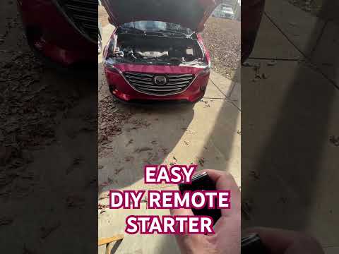 EASY REMOTE STARTER KIT FOR CARS #kevinnadeau #shorts #startx #mazdacx9
