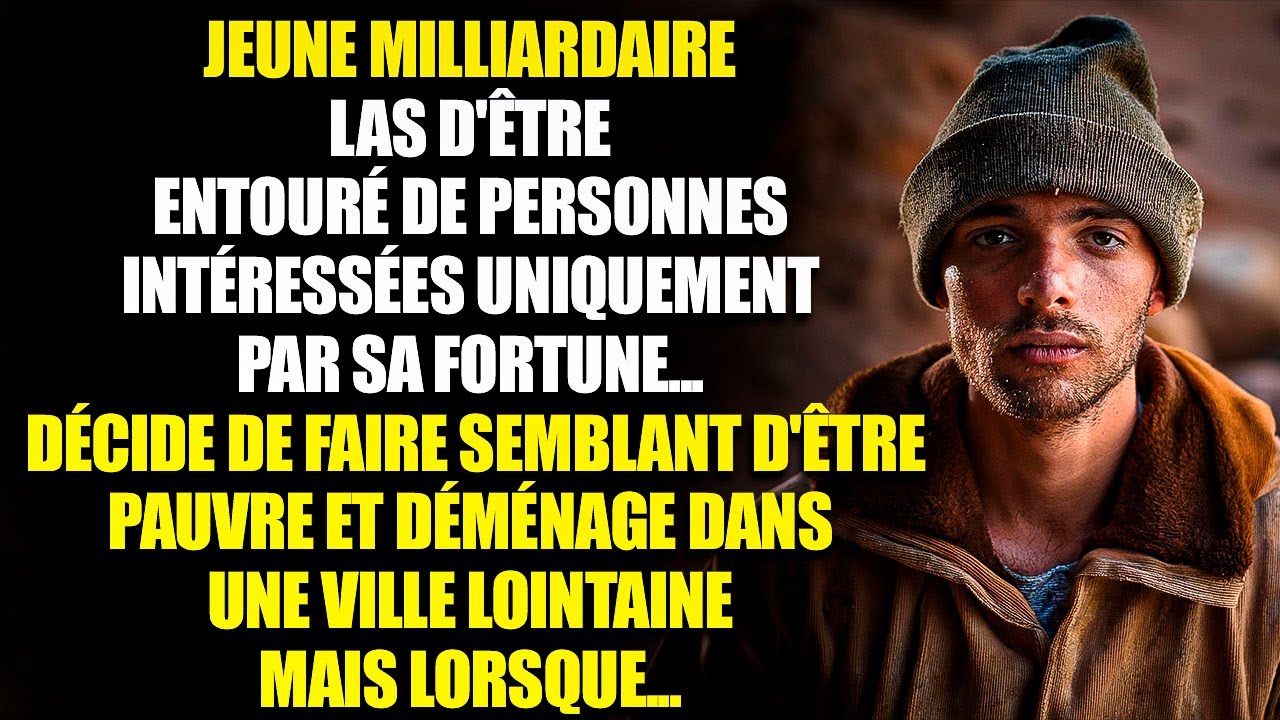 JEUNE MILLIARDAIRE LASSÉ FINT D'ÊTRE PAUVRE ET DÉMÉNAGE, MAIS LORSQUE...