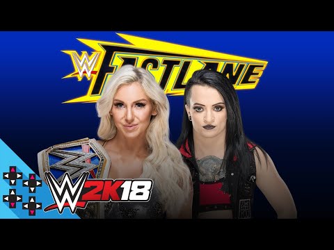 WWE Fastlane 2018: Charlotte Flair vs. Ruby Riott - SmackDown Women's Title Match - WWE 2K18 Sims