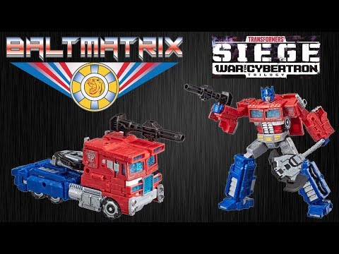 Transformers War For Cybertron Trilogy: Siege Voyager Class Optimus Prime