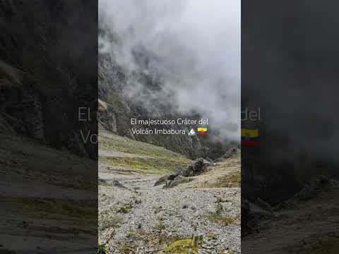 Caminando sobre el Cráter del Volcán Imbabura 🔥  #volcano #volcanimbabura #volcan #ecuador #chill