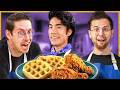 Try Guys Make Chicken Waffles Without A Recipe 2023 Live Special