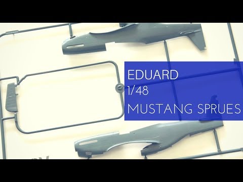 Eduard 1/48 Mustang Sprues Hands On