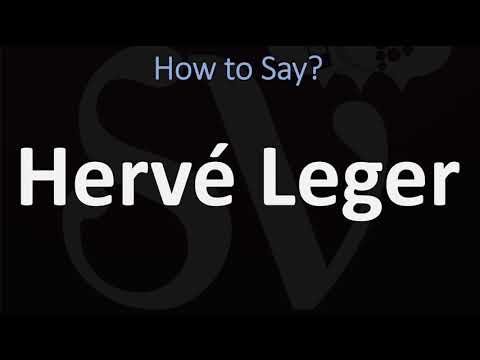 How to Pronounce Hervé Leger? (CORRECTLY)