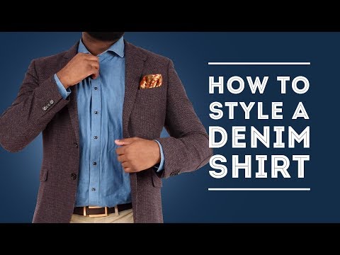How to Style a Denim Shirt - Men's Outfit Ideas for Jean Shirts