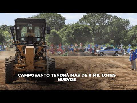 Alcaldía de Managua inicia tercera etapa de la ampliación del Cementerio “Caminos del Cielo