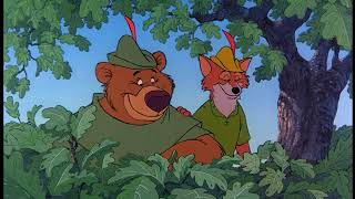 Robin Hood &amp; Little John Walking Through the Forest