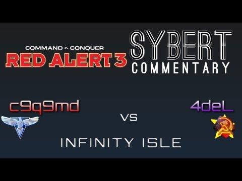 c9q9md(A) vs 4deL(S) - Infinity Isle - Red Alert 3